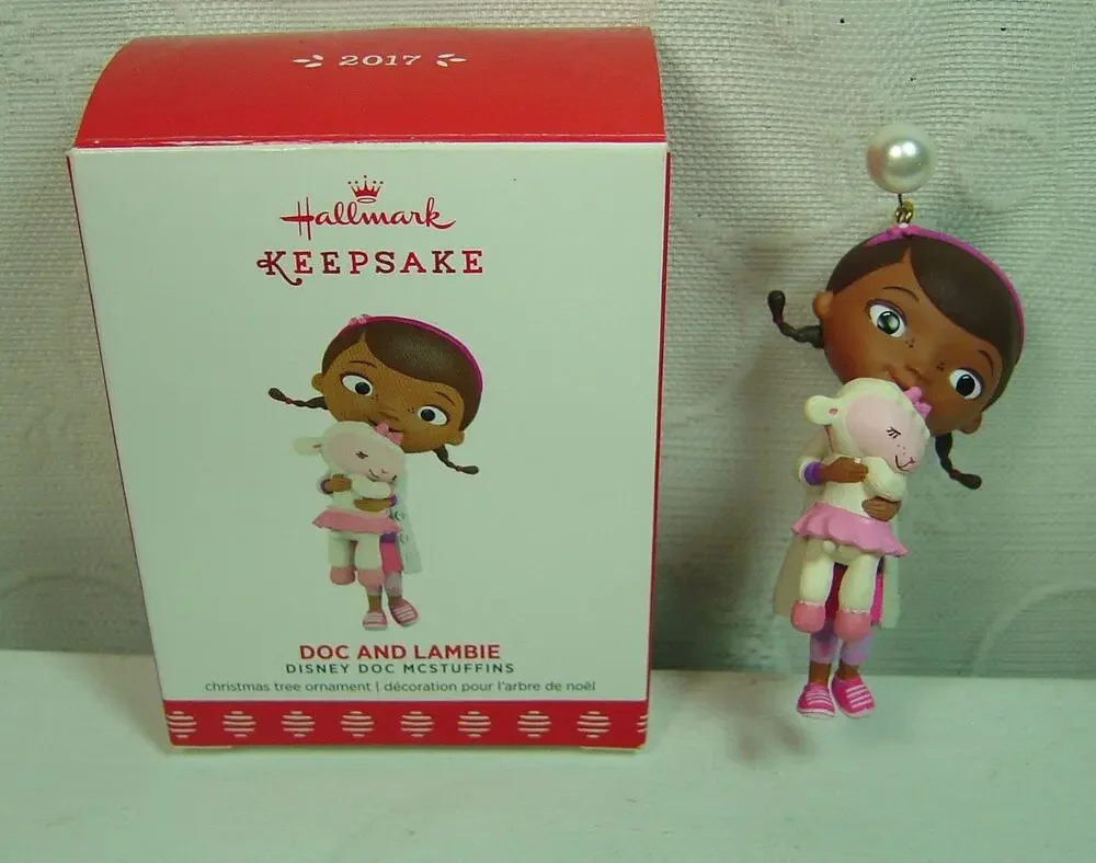 HALLMARK ORNAMENT--DOC & LAMBIE DISNEY DOC MCSTUFFINS-2017